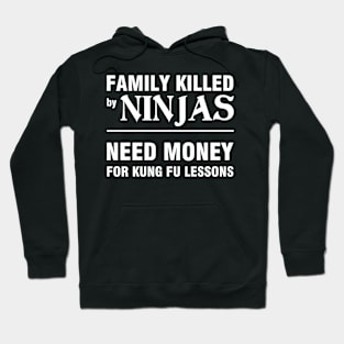 Family Killed By Ninjas Need Money - Funny T Shirts Sayings - Funny T Shirts For Women - SarcasticT Shirts Hoodie